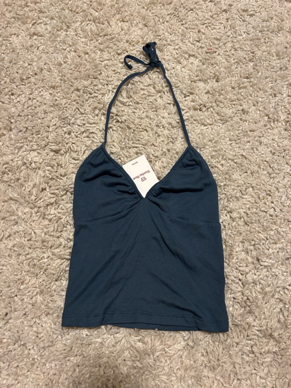 Sunday Best Teal Halter Camisole